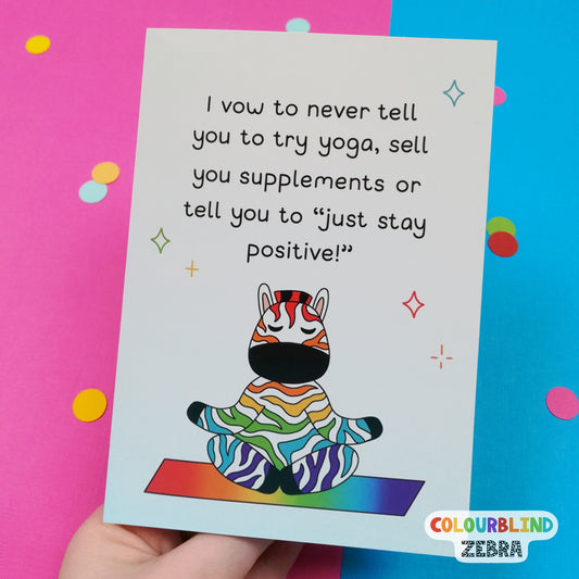 Funny Chronic Illness Support Greeting Card
