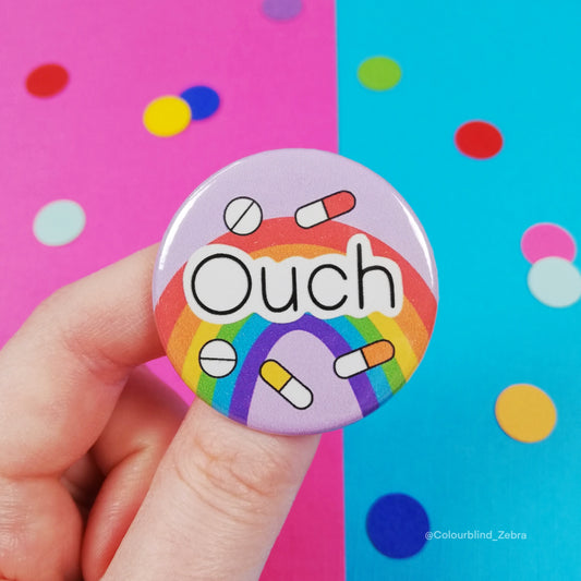 Ouch Button Badge