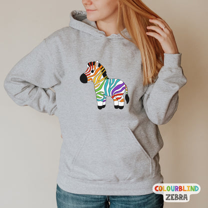 Rainbow Zebra Hoodie
