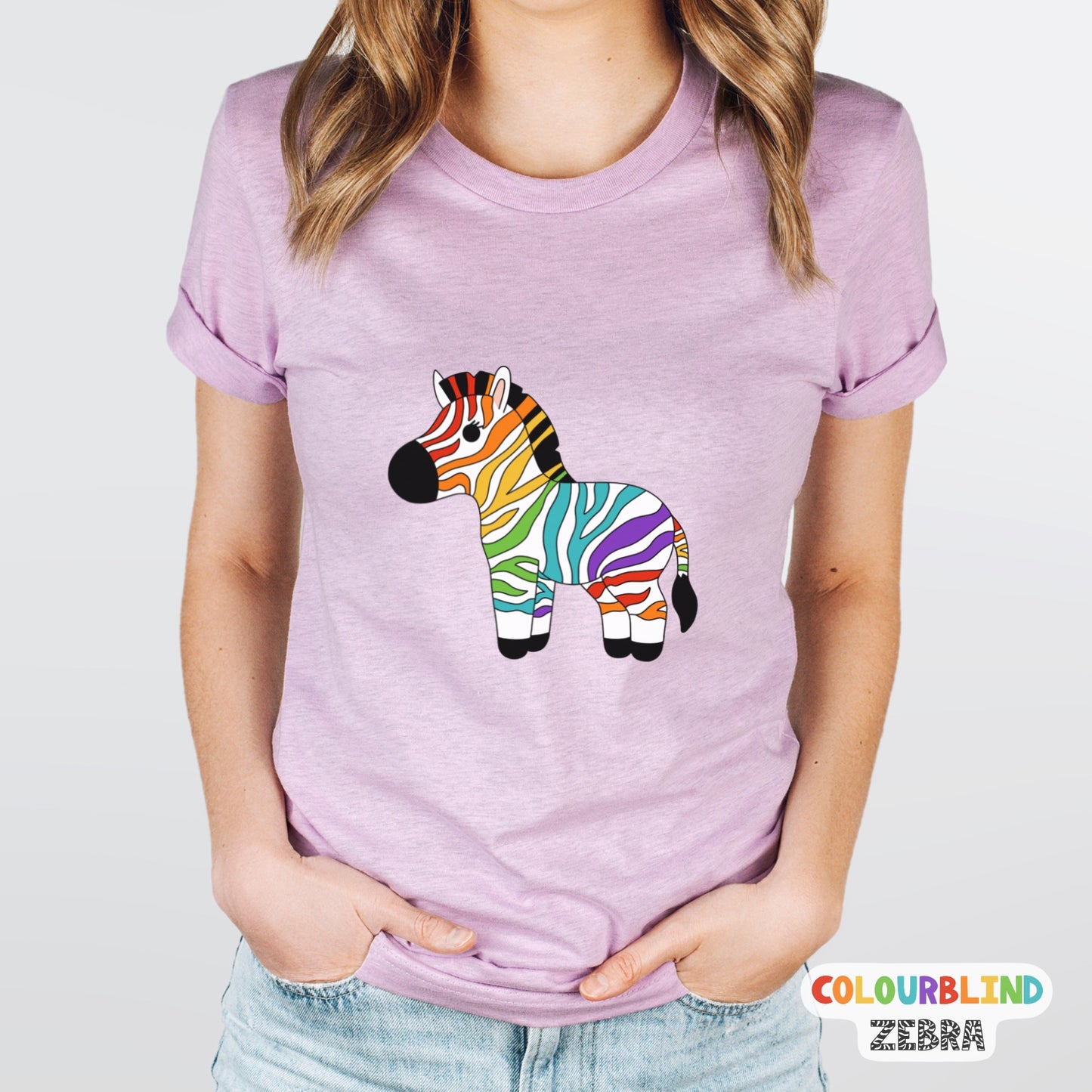 Rainbow Zebra T-Shirt